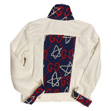 Load image into Gallery viewer, Gucci star white denim
