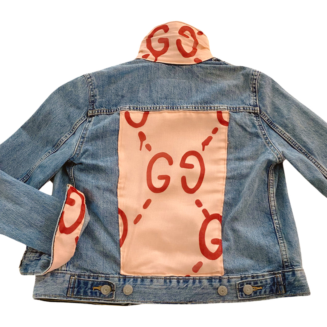 Gucci red logo jacket